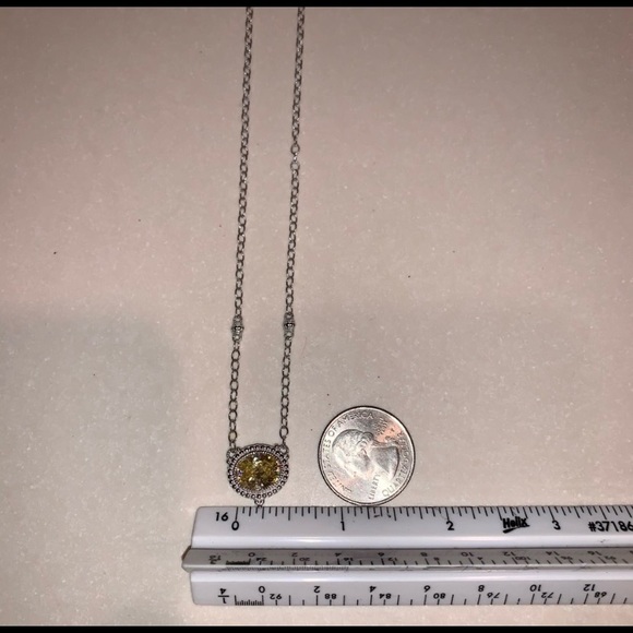 Judith Ripka La Petite Canary Crystal Necklace - Picture 9 of 9